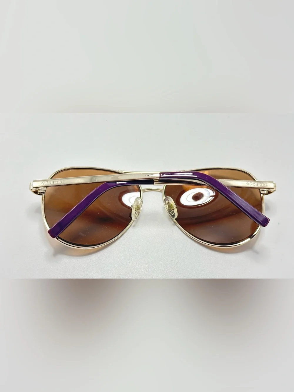 Polaroid PLD4000/S Gold Purple Pilot Sunglasses Frames Only